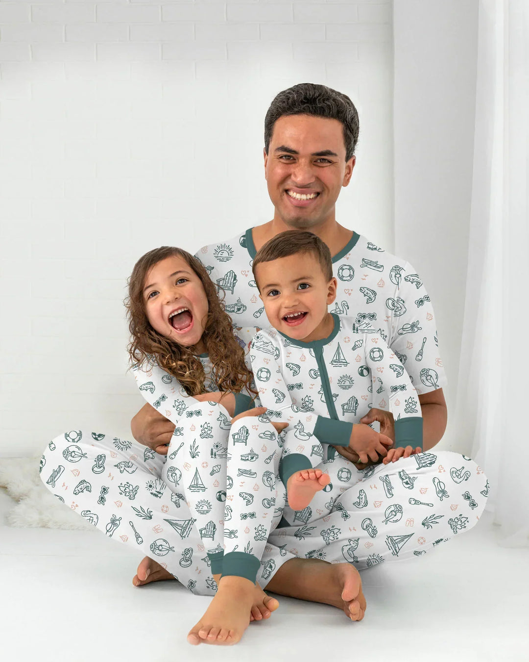 Lake Vibe Bamboo Two Piece Long Sleeve Pajama Set