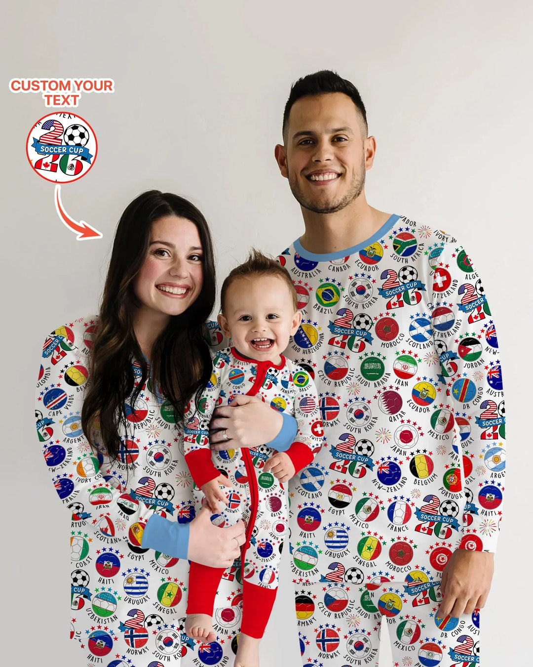 The World Plays Here 2026 Soccer Tour Bamboo Women Pajama Set