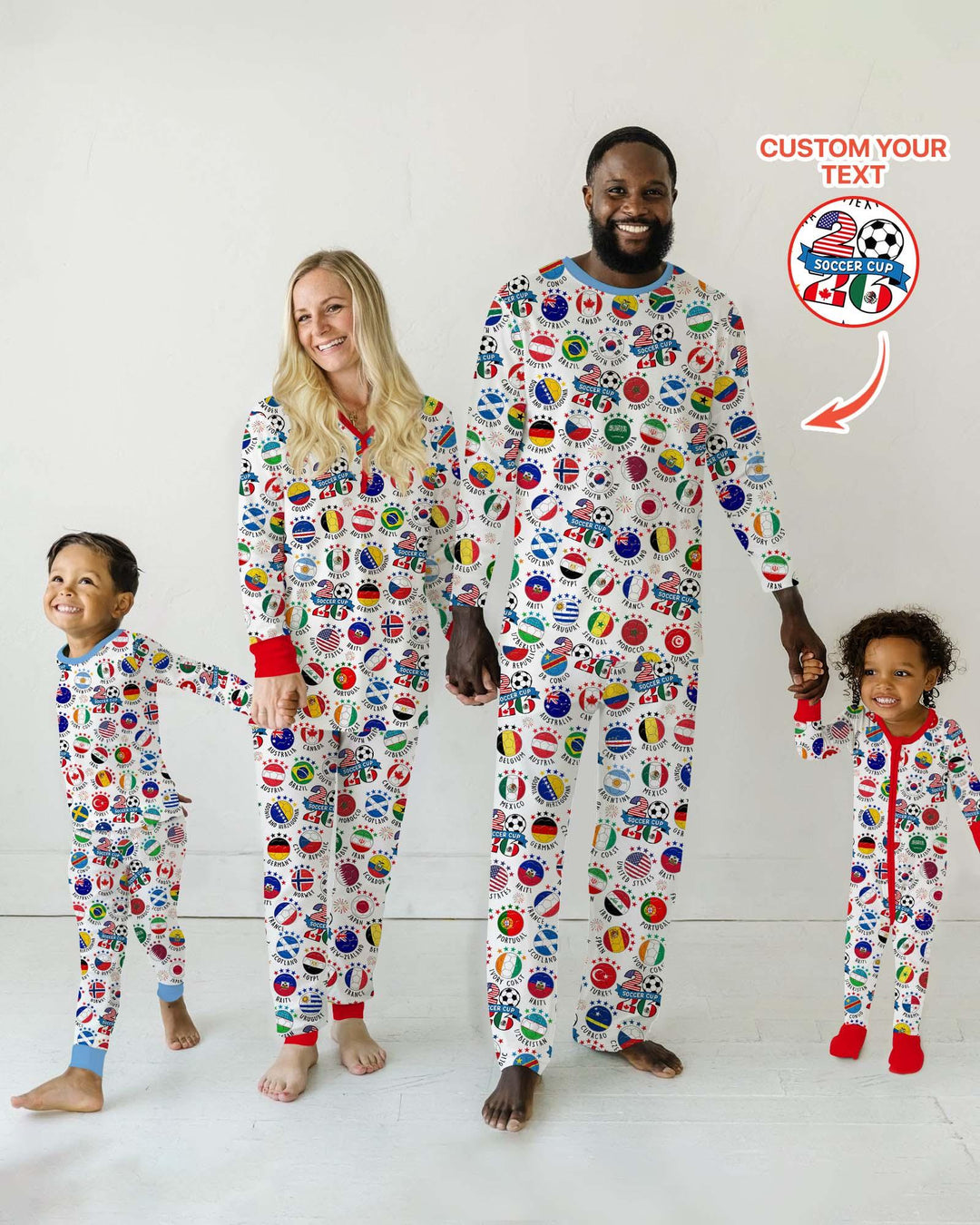 The World Plays Here 2026 Soccer Tour Bamboo Women Pajama Set