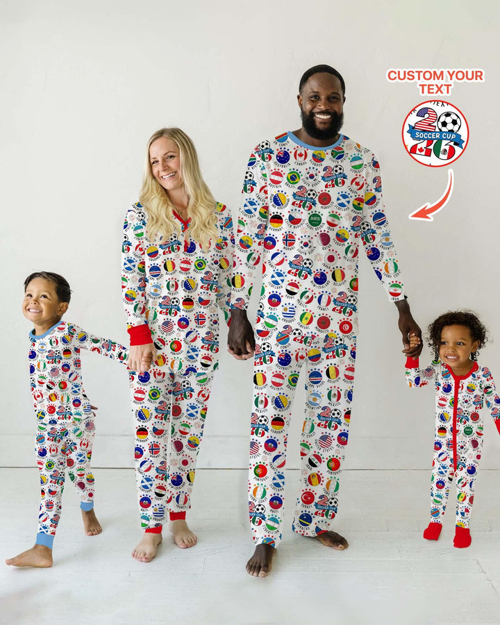 The World Plays Here 2026 Soccer Tour Bamboo Women Pajama Set