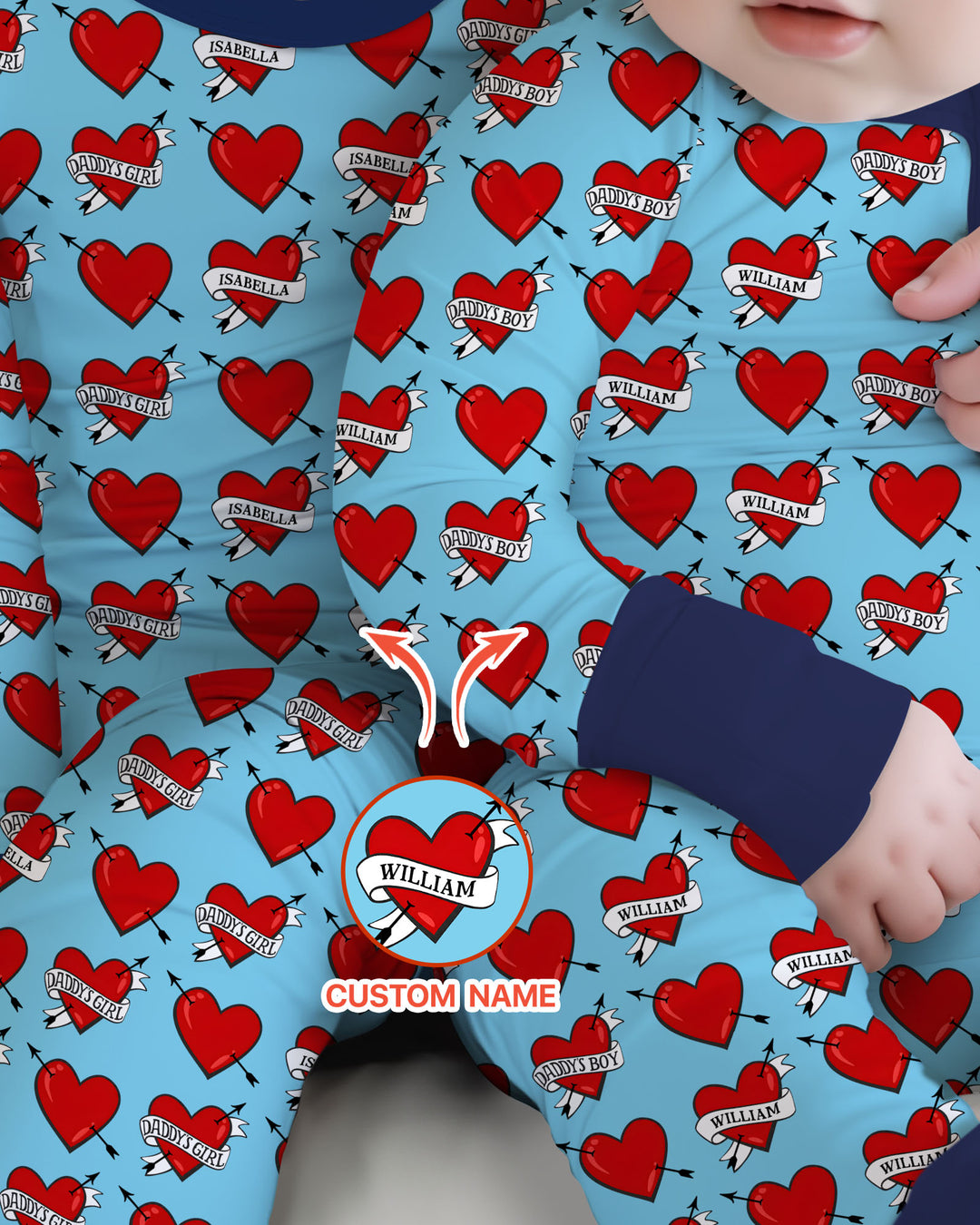 Zweiteiliges, kurzärmliges Pyjama-Set mit Marienkäfern