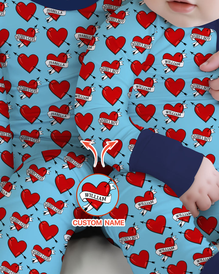 Pijama de bambú de dos piezas de manga corta con pantalón corto, plantilla personalizada