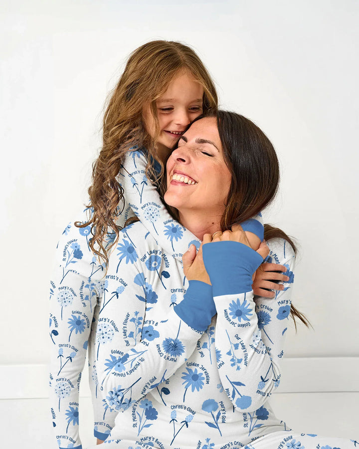 Mary's Garden Bamboo Two Piece Long Sleeve Pajama Set