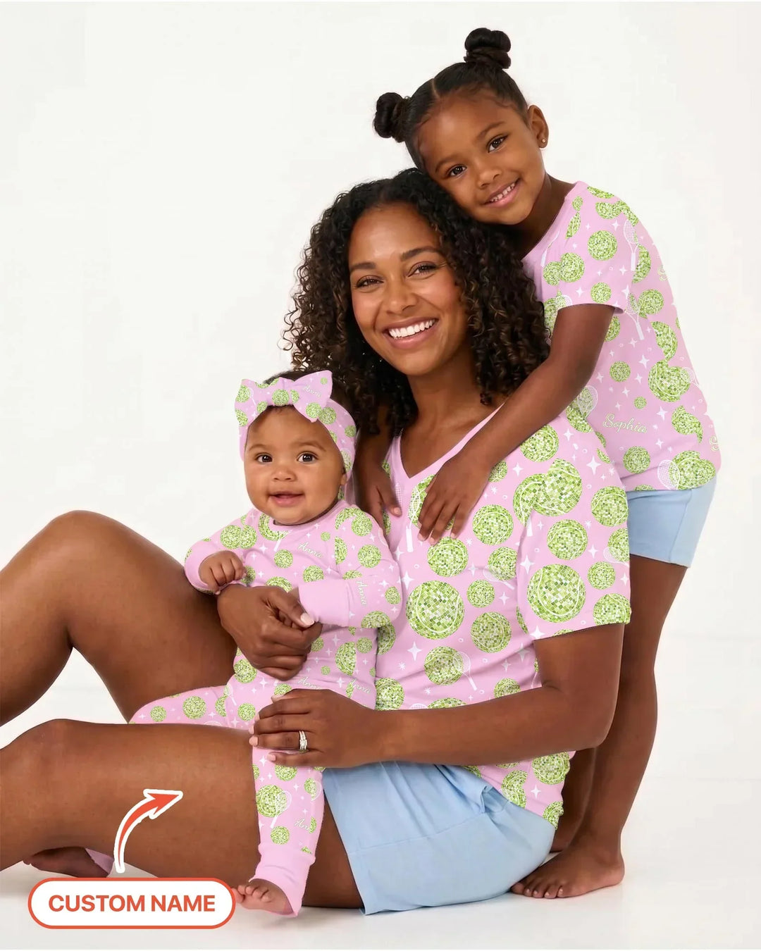 Zweiteiliges, kurzärmliges Pyjama-Set mit Marienkäfern