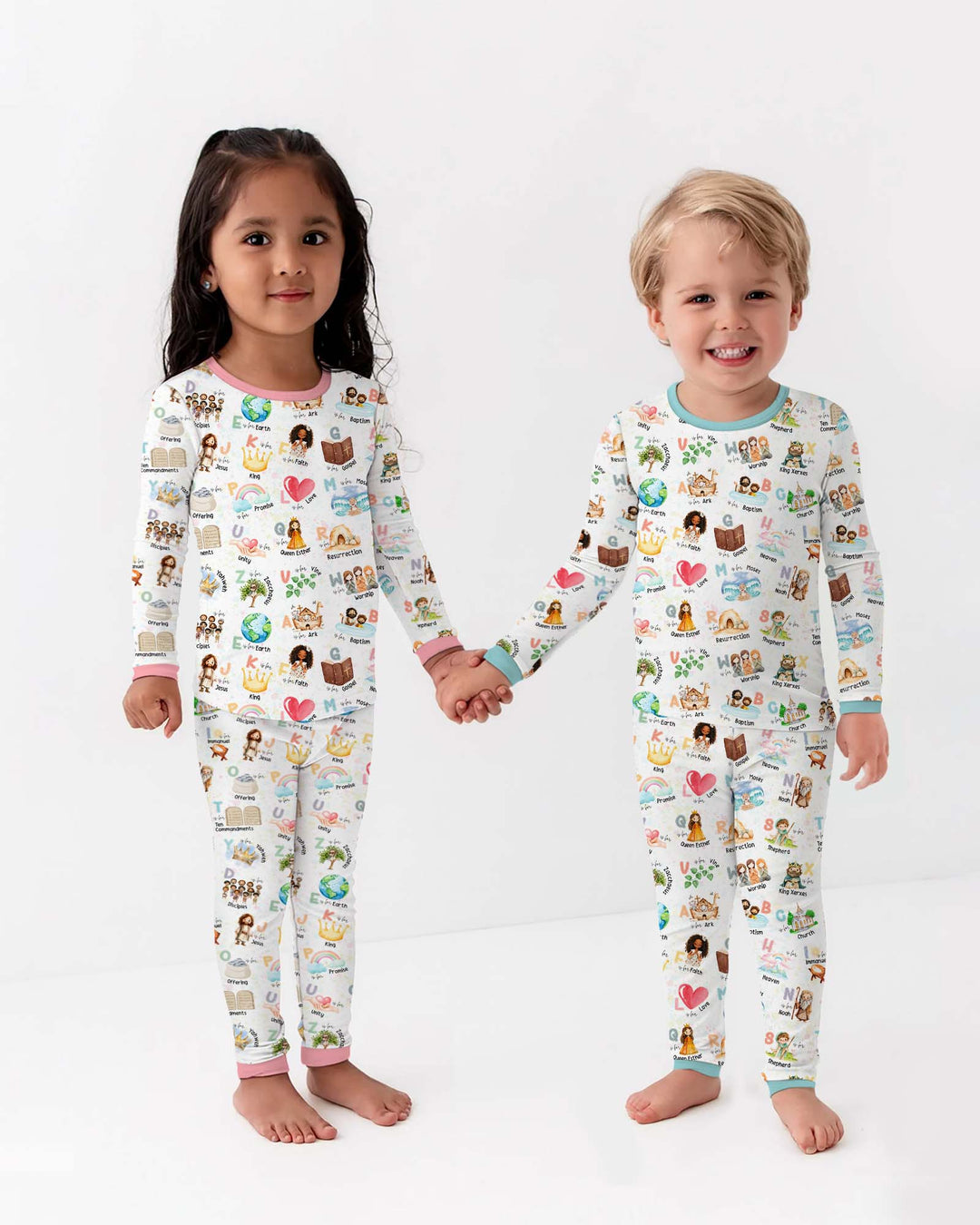Template Zweiteiliges Pyjama-Set mit kurzen Ärmeln und Shorts