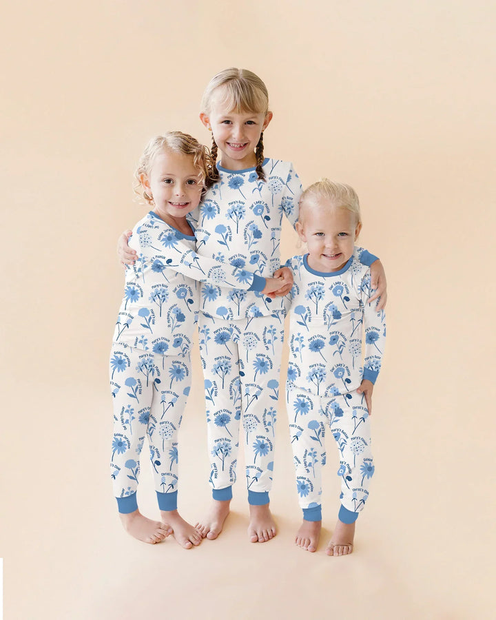 Mary's Garden Bamboo Two Piece Long Sleeve Pajama Set