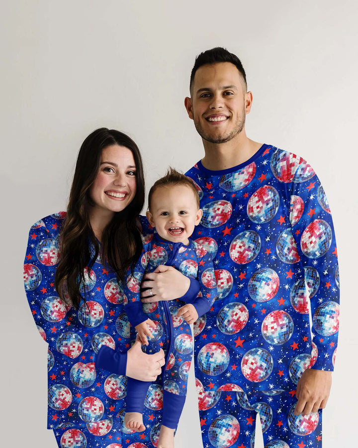 USA Disco Balls Bamboo Women Pajama Set