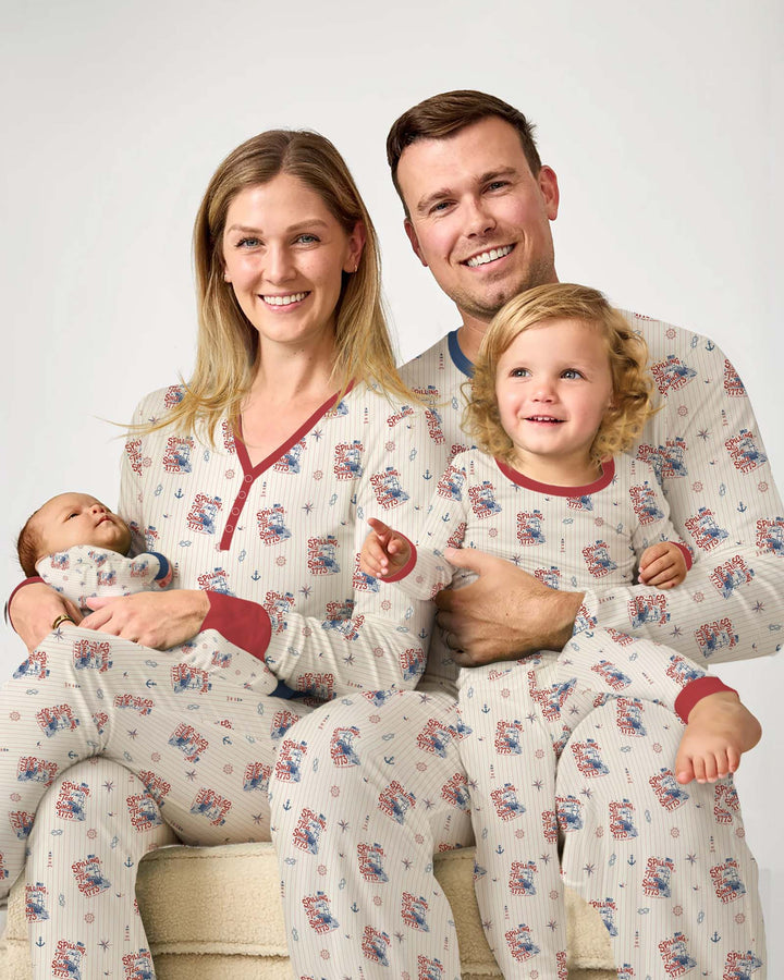 Spilling The Tea Since 1773 Family Matching Bamboo Men's Pajama Set