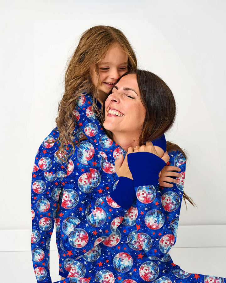 USA Disco Balls Bamboo Women Pajama Set