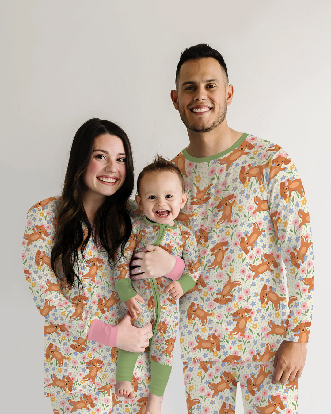 Plantilla de conjunto de pijama de mujer de bambú