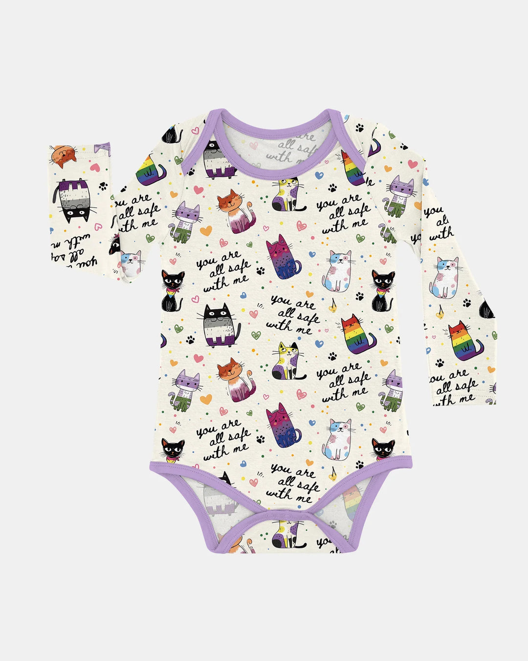 Gerippte Babykleidung mit individuellem Foto - Weich &amp; Skizzenhaft