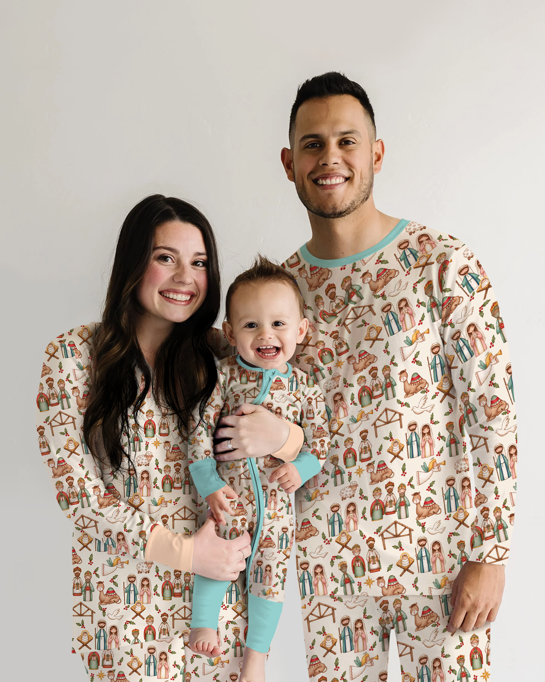 Holy Night Nativity Bamboo Men's Pajama Set