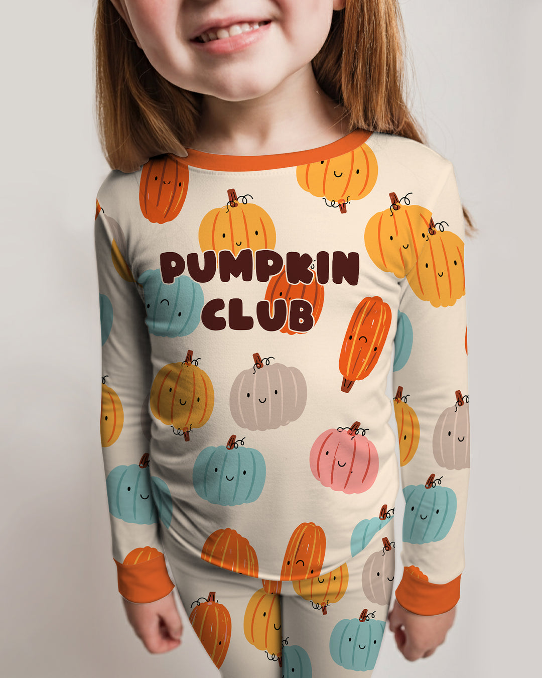 Mommy's Little Pumpkin  Bamboo Two Piece Long Sleeve Pajama Set