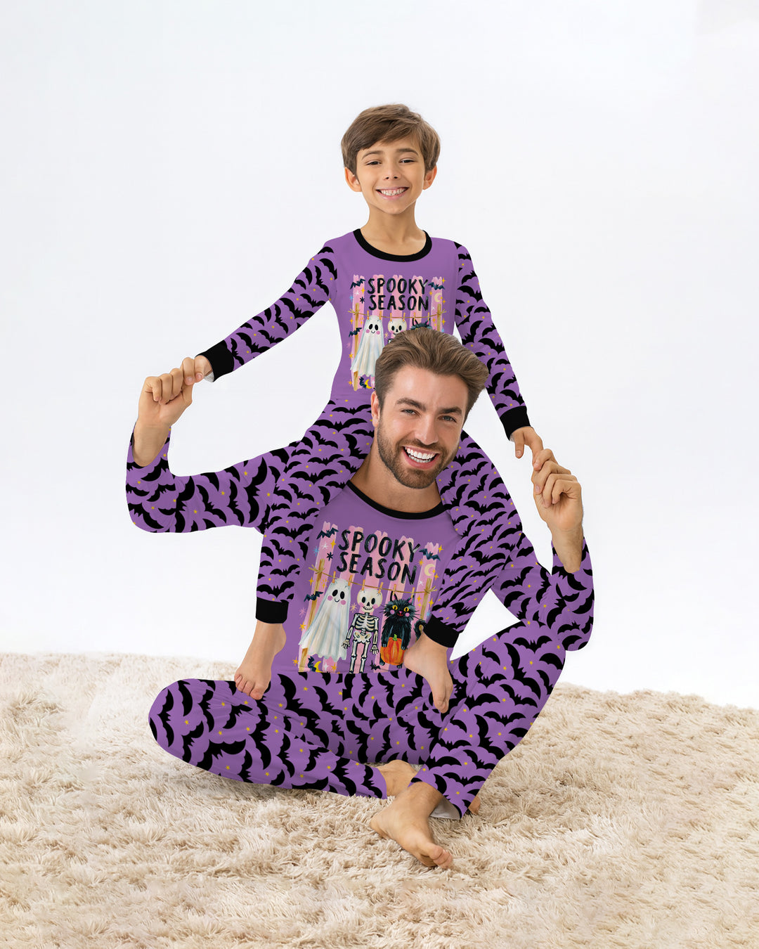 Bats & Boos Family Matching Bamboo Men's Pajama Set