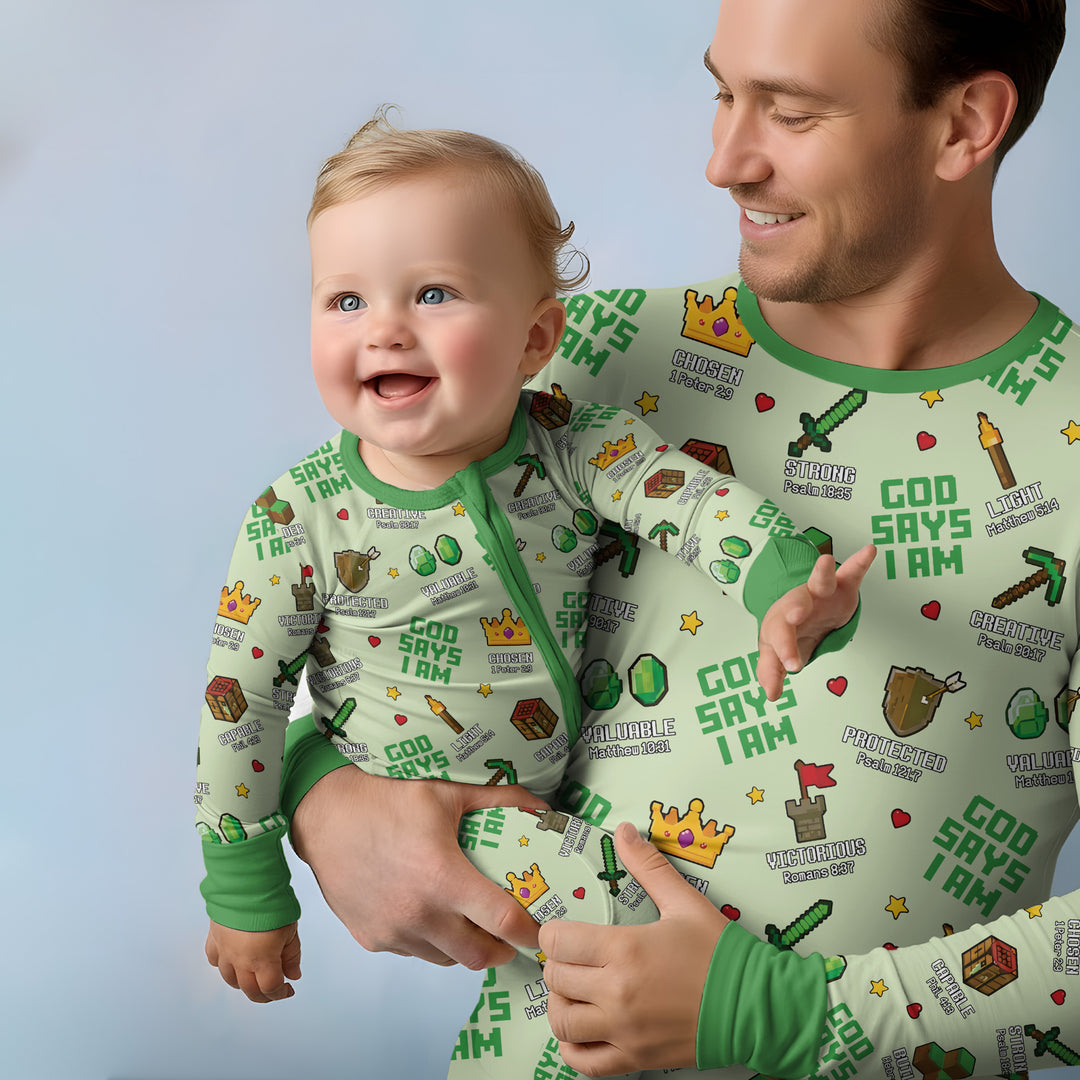 Christian Gamer Bamboo Men's Pajama Set