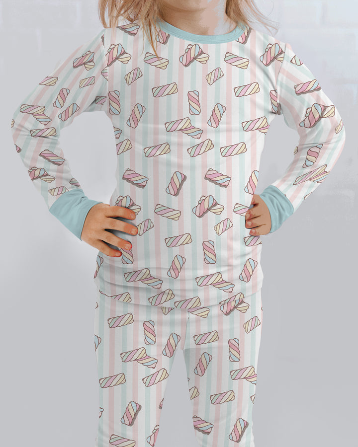 Marshmallow Magic Bamboo Two Piece Long Sleeve Pajama Set