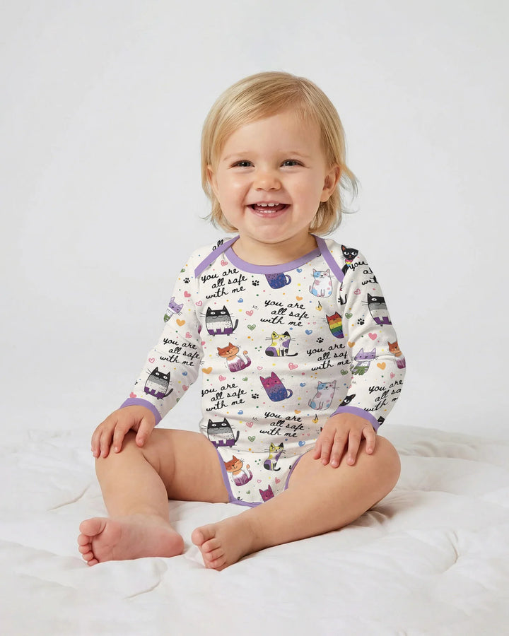 Gerippte Babykleidung mit individuellem Foto - Weich &amp; Skizzenhaft