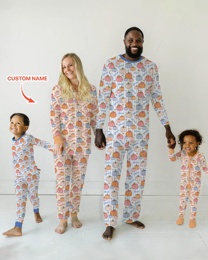 Custom Name Pumpkin Patch Bamboo Convertible Zippy