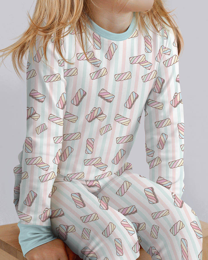 Marshmallow Magic Bamboo Two Piece Long Sleeve Pajama Set