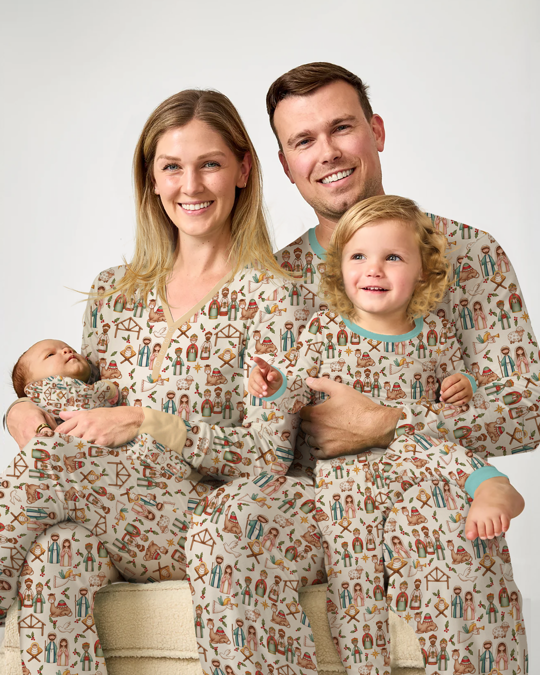 Holy Night Nativity Bamboo Women Pajama Set
