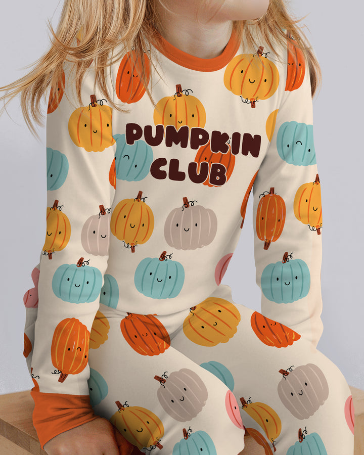 Mommy's Little Pumpkin  Bamboo Two Piece Long Sleeve Pajama Set