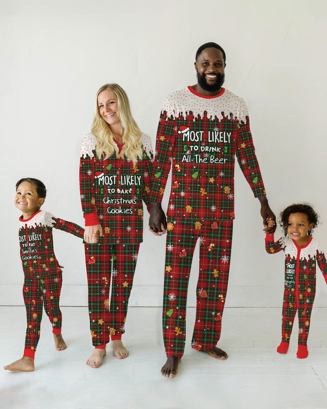 Funny Christmas Family Matching Bamboo Convertible Zippy