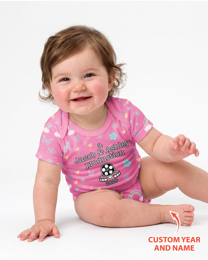 Baby Coming Soon Bamboo Bodysuit