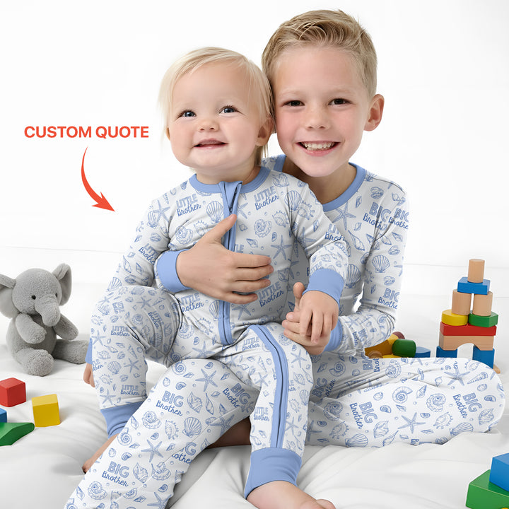 Coquette Seashell Matching Sibling Bamboo Convertible Zippy