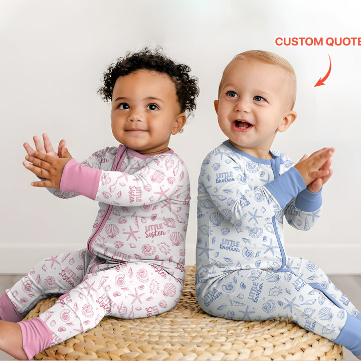 Coquette Seashell Matching Sibling Bamboo Convertible Zippy