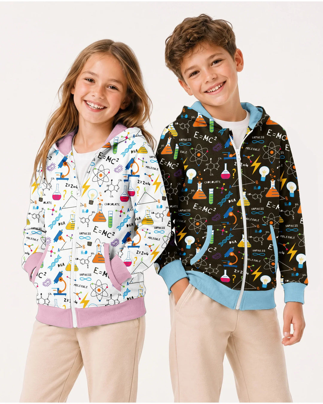 Science Explorer Family Matching Bamboo Zip Hoodie