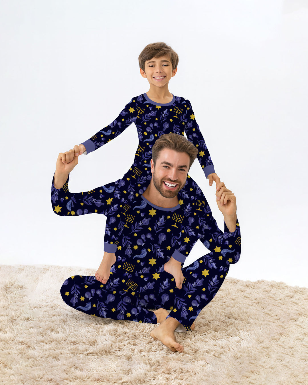 Rosh Hashanah Night Family Matching Bamboo Men's Pajama Set
