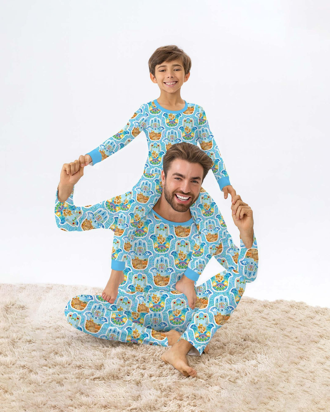 plantilla Conjunto de Pijama de Bambú para Hombre