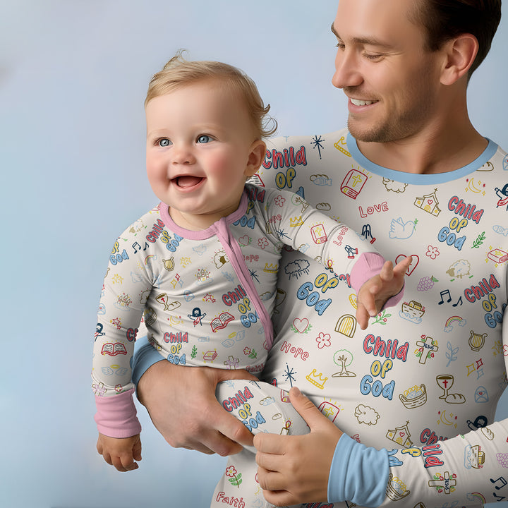 A Child Of God Family Matching Bamboo Convertible Zippy