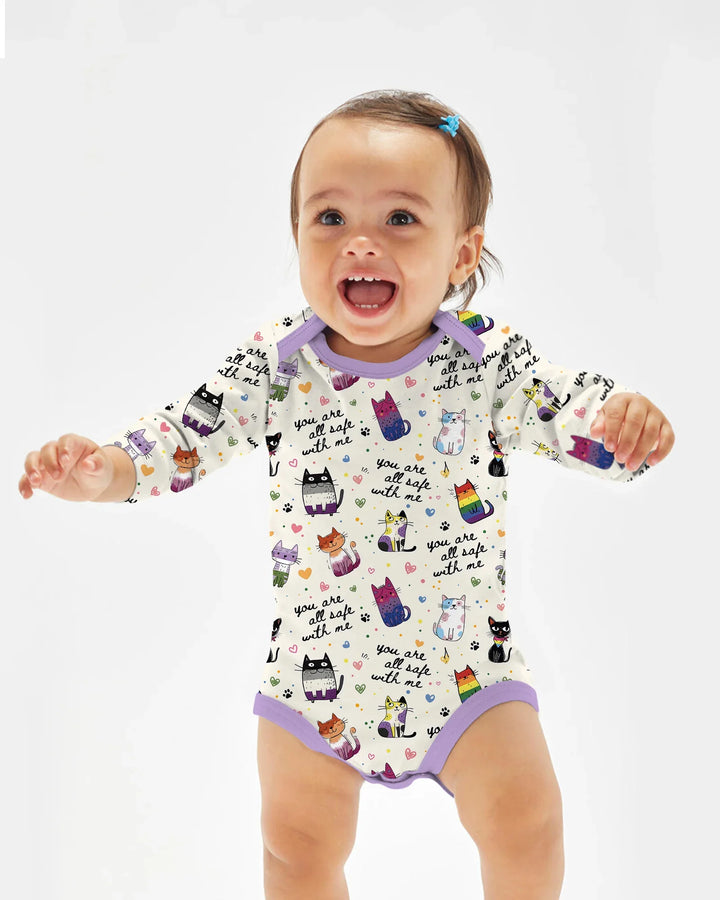 Gerippte Babykleidung mit individuellem Foto - Weich &amp; Skizzenhaft
