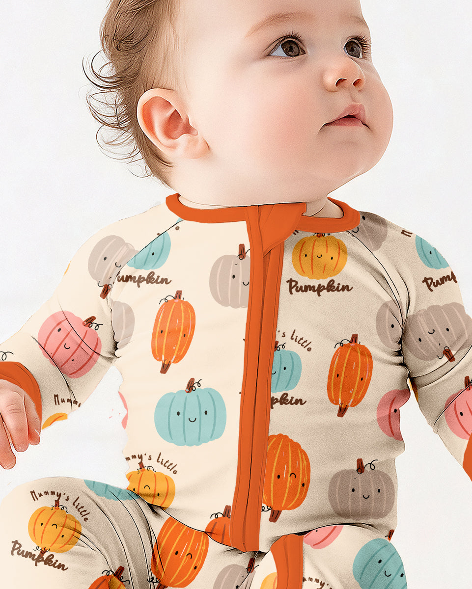 Mommy's Little Pumpkin  Bamboo Convertible Zippy