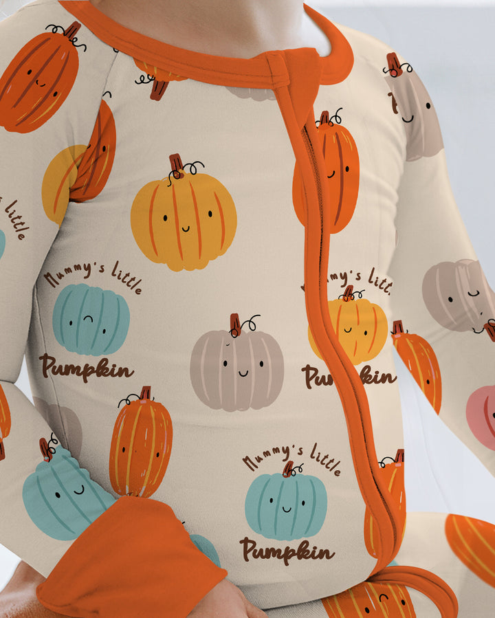 Mommy's Little Pumpkin  Bamboo Convertible Zippy