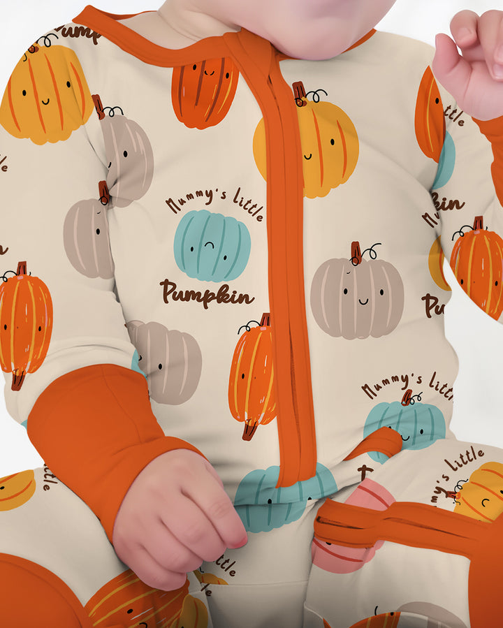 Mommy's Little Pumpkin  Bamboo Convertible Zippy