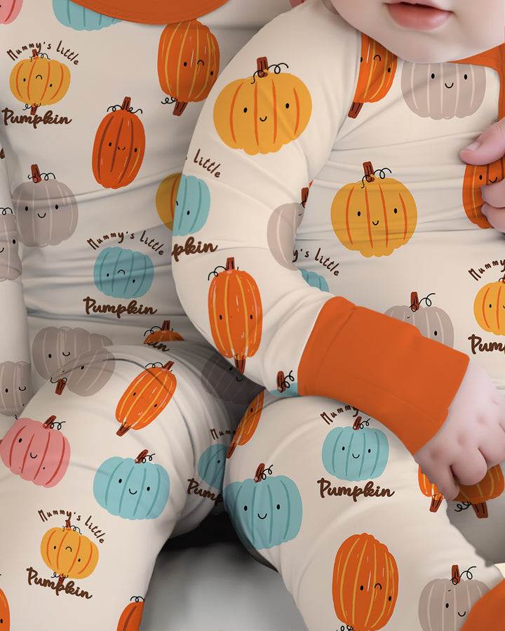 Mommy's Little Pumpkin  Bamboo Convertible Zippy