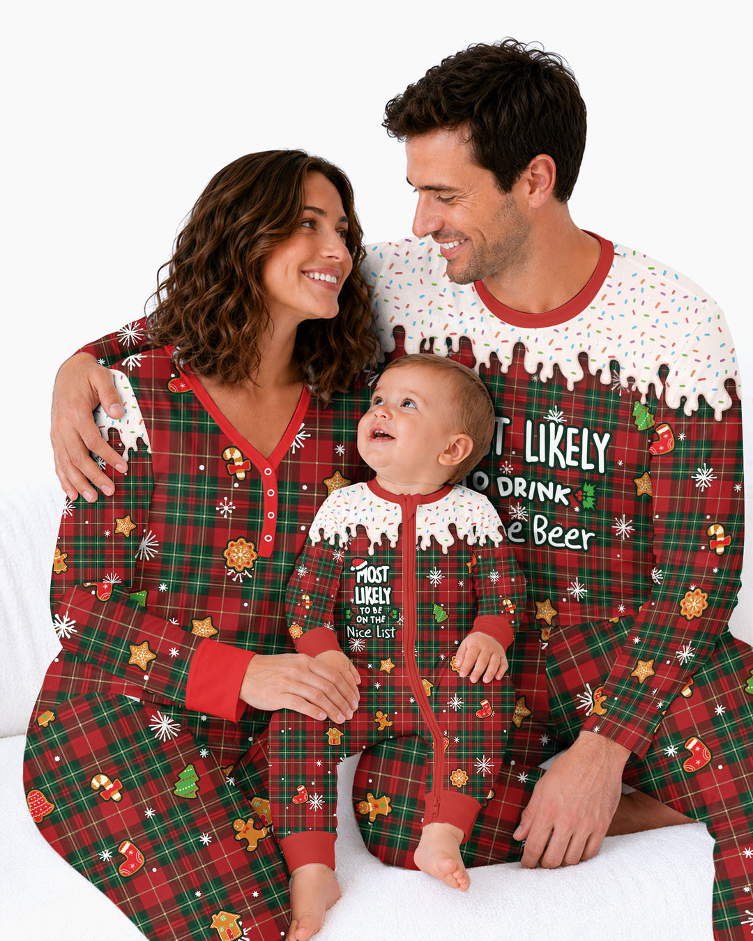 Funny Christmas Family Matching Bamboo Convertible Zippy
