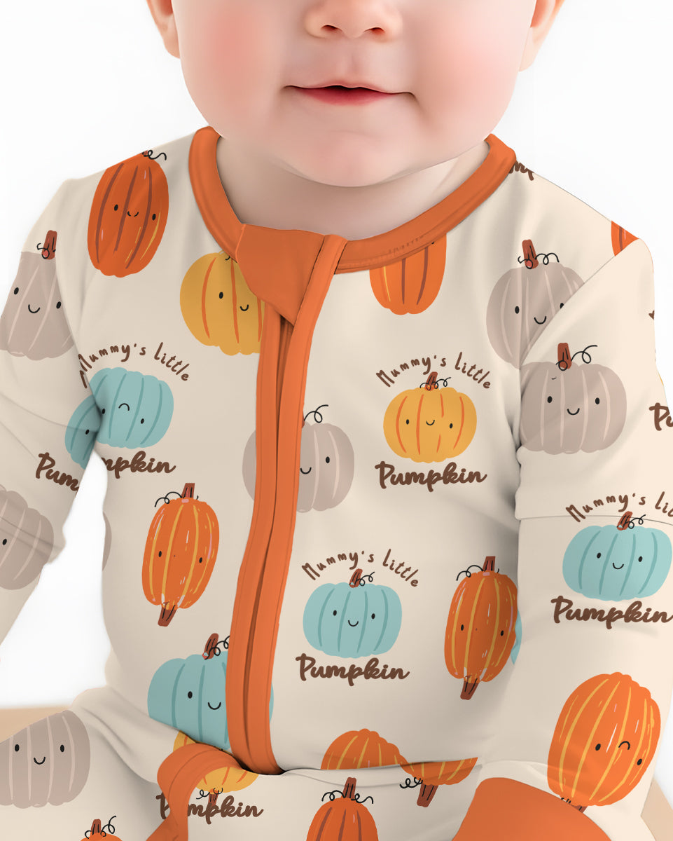 Mommy's Little Pumpkin  Bamboo Convertible Zippy