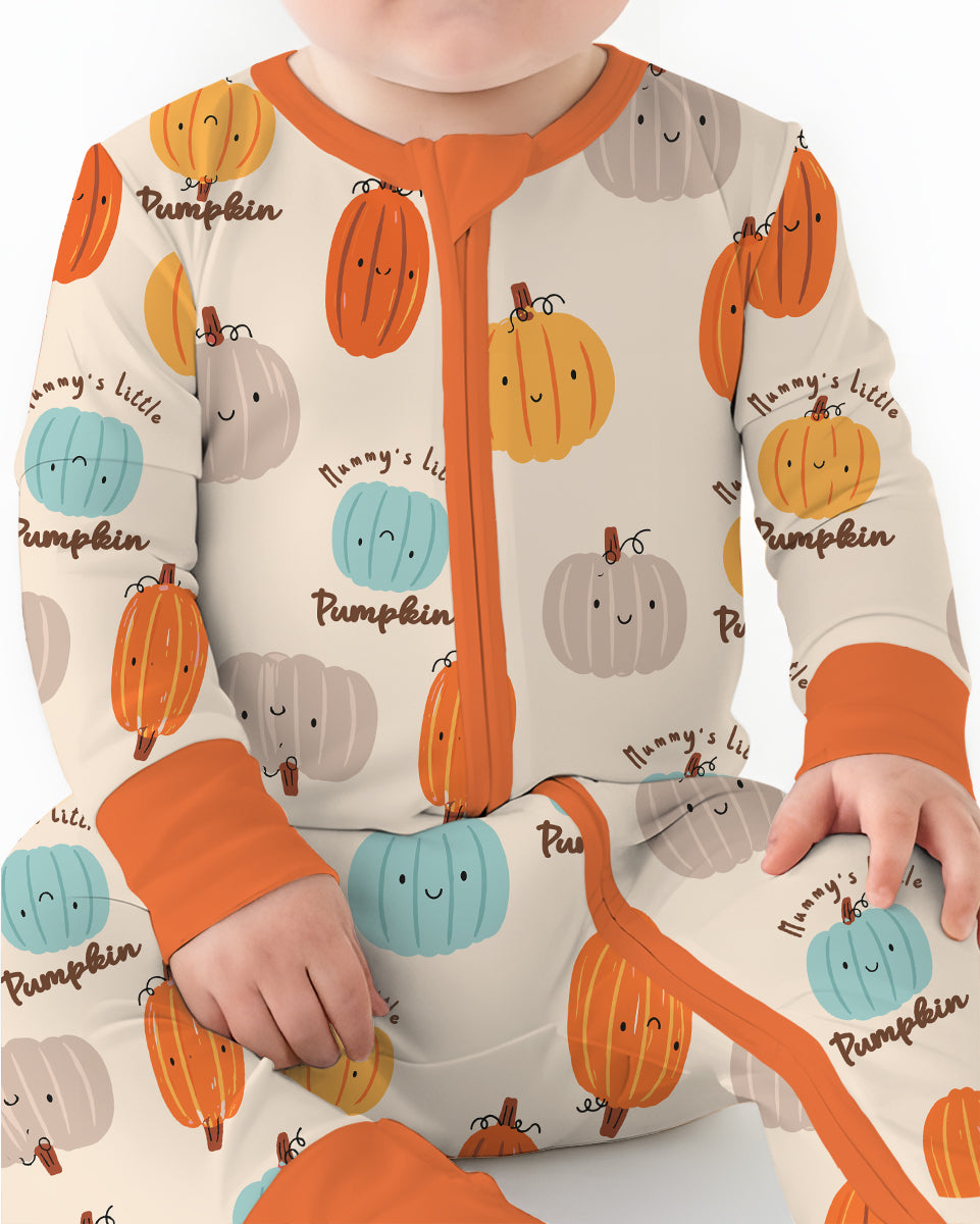 Mommy's Little Pumpkin  Bamboo Convertible Zippy
