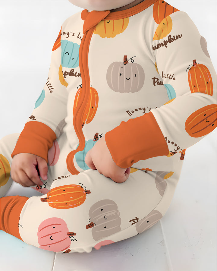 Mommy's Little Pumpkin  Bamboo Convertible Zippy