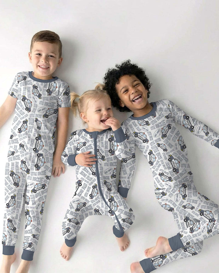 Little Rookie Bamboo Two Piece Short Sleeve Pajama Set