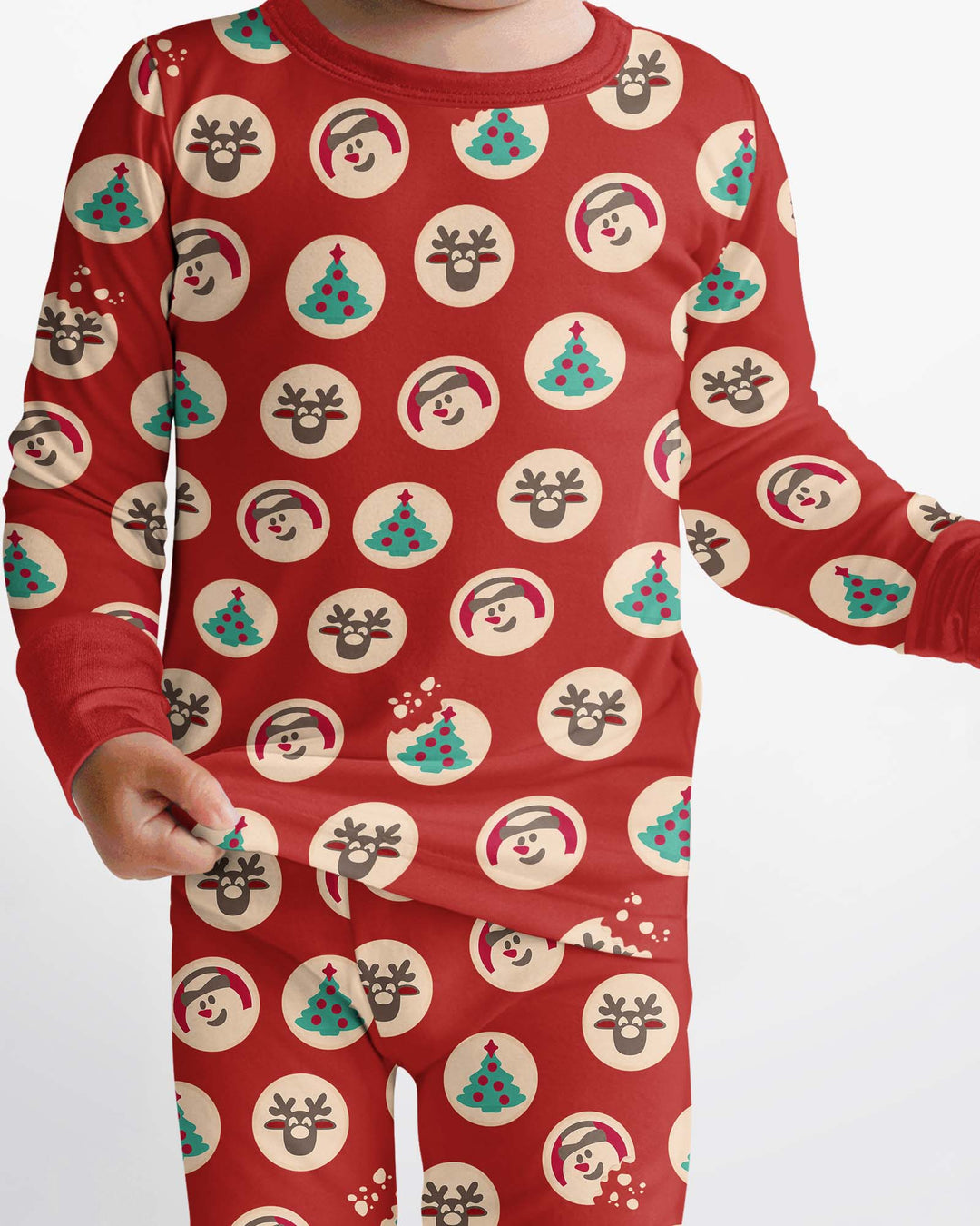 Christmas Cookie Bamboo Two Piece Long Sleeve Pajama Set