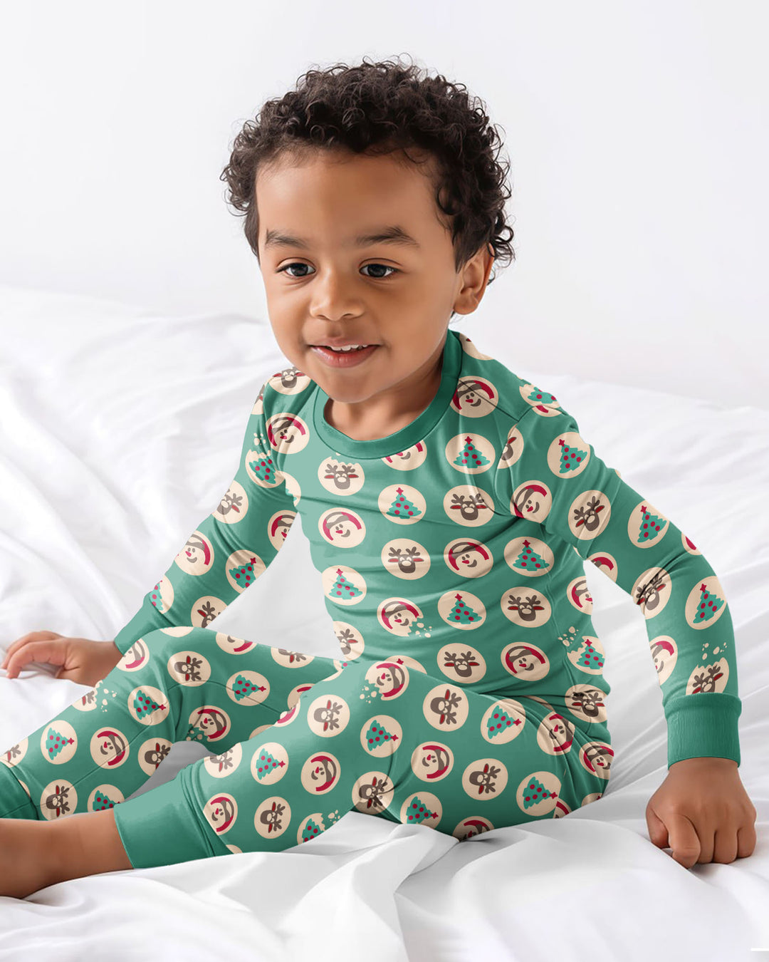 Christmas Cookie Bamboo Two Piece Long Sleeve Pajama Set