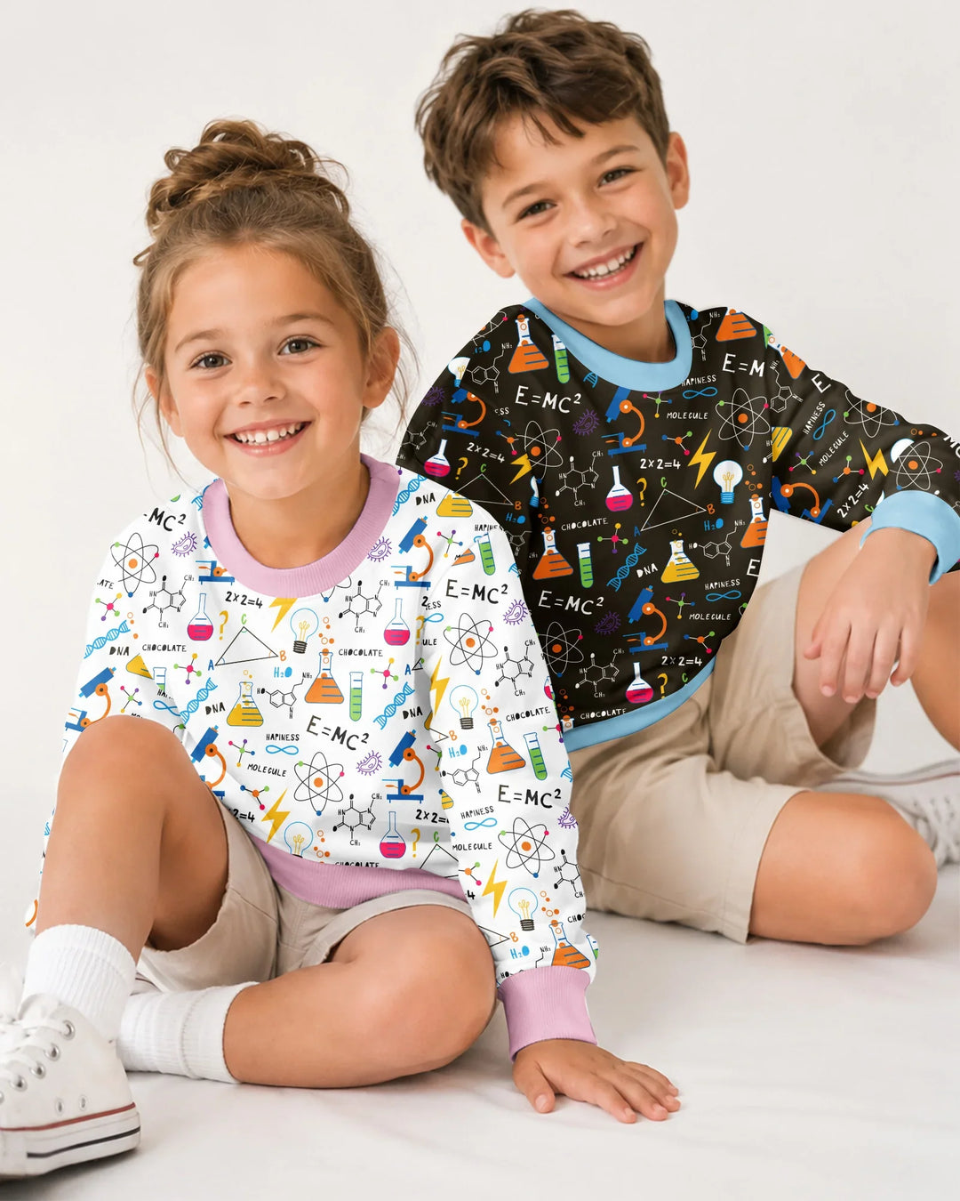 Science Explorer Family Matching Bamboo Crewneck Sweatshirt