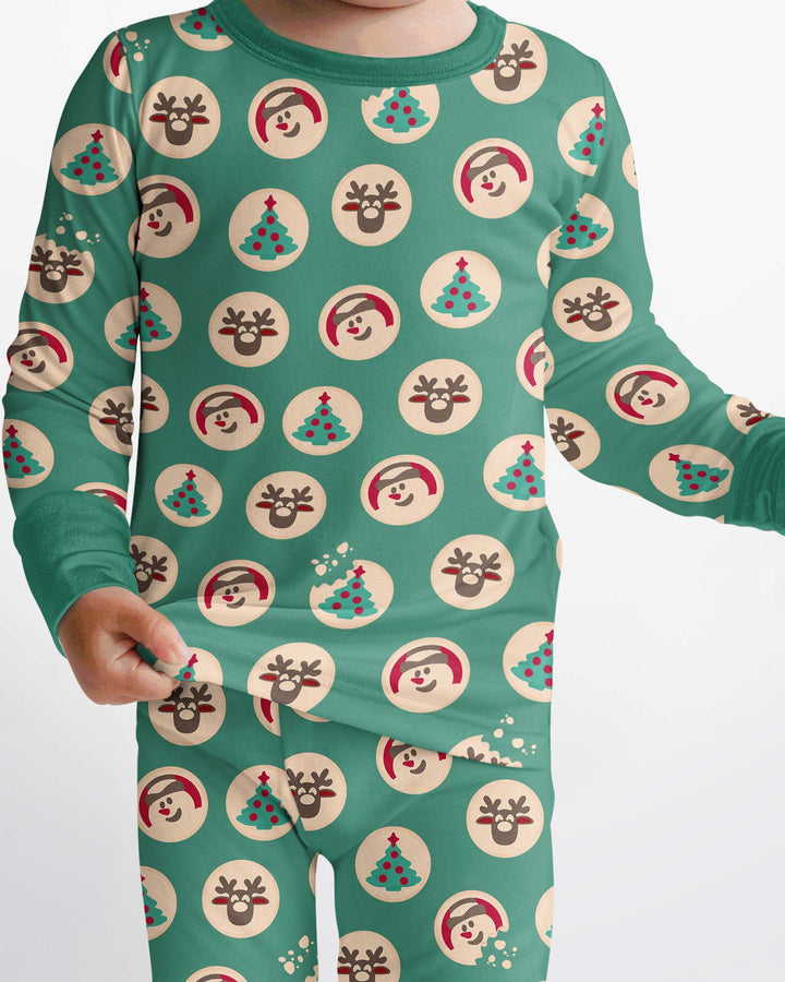 Christmas Cookie Bamboo Two Piece Long Sleeve Pajama Set