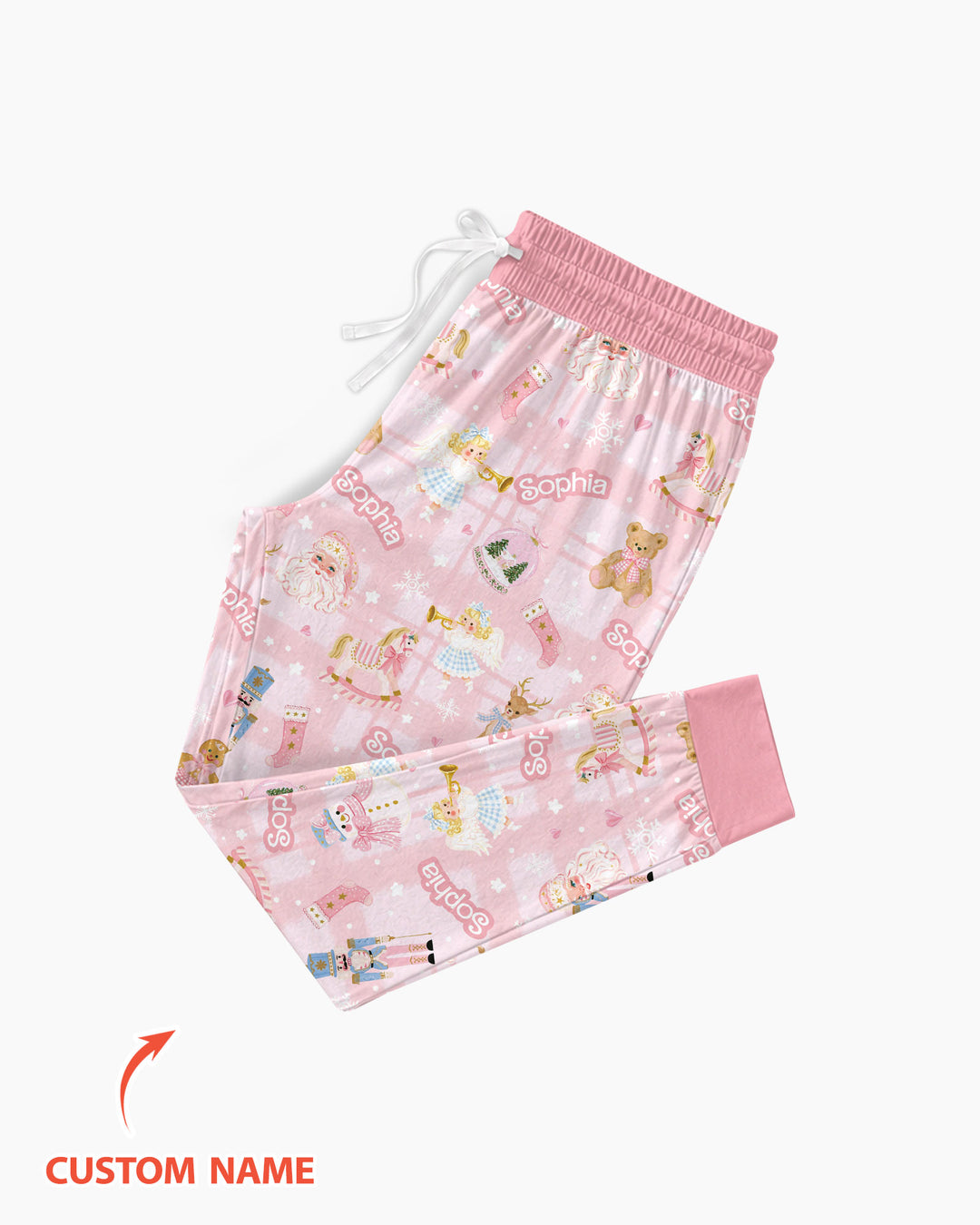 Custom Name Winter Wonderland Bamboo Women Pajama Set