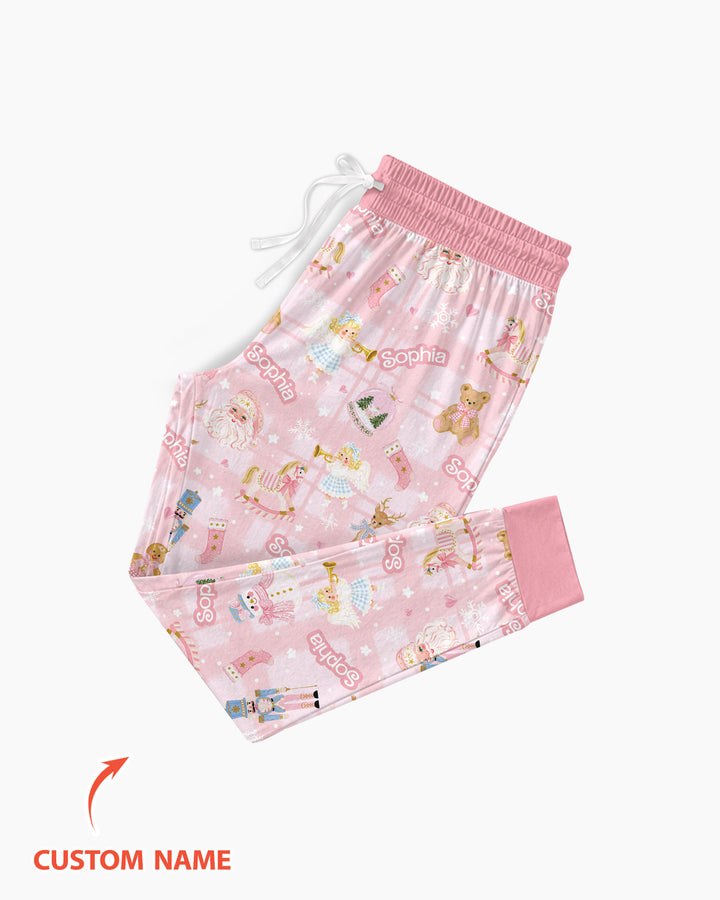 Custom Name Winter Wonderland Bamboo Women Pajama Set