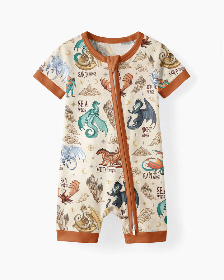 Elemental Dragons Bamboo Shorty Zippy